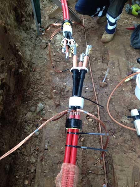 11kV EPR Triplex Cable Joints Using Lovink Enertech Medium Voltage LoviSil Cable Joints