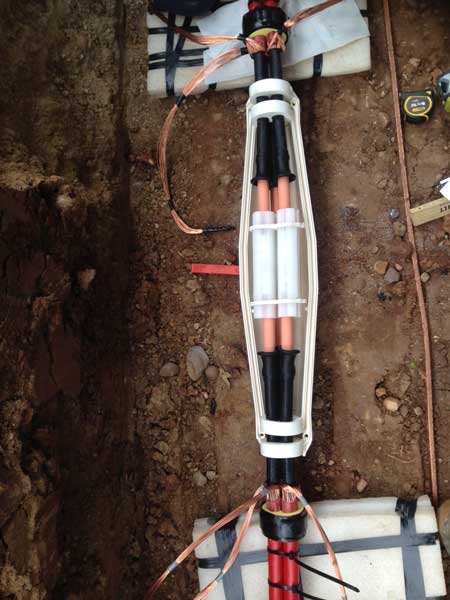 11kV EPR Triplex Cable Joints Using Lovink Enertech Medium Voltage LoviSil Cable Joints