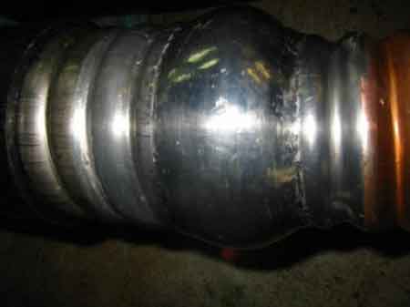 110kV Cable With Stainless Steel Sheath Plumbed/Wiped To Copper Sheath Cable