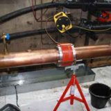 115kV Straight & Stop Joint On LPLF, PILC Cables In Cable Vault
