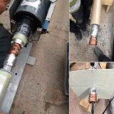 220kV Land To Sea Cable Joint – Welded & Crimped