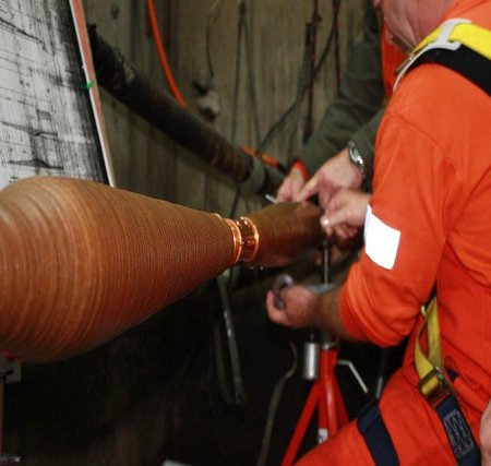 EHV Cable Splicing - 115kV Stop Joint (Taped)