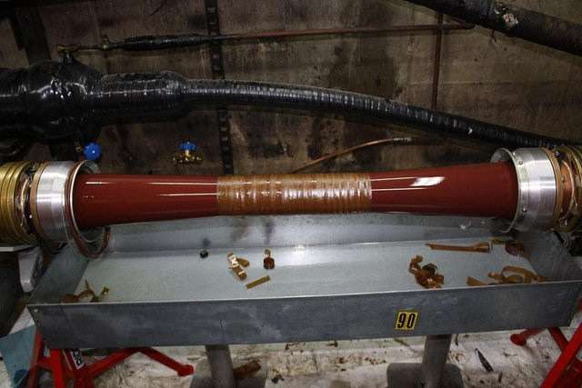 EHV Cable Splicing - 115kV Stop Joint (Taped)