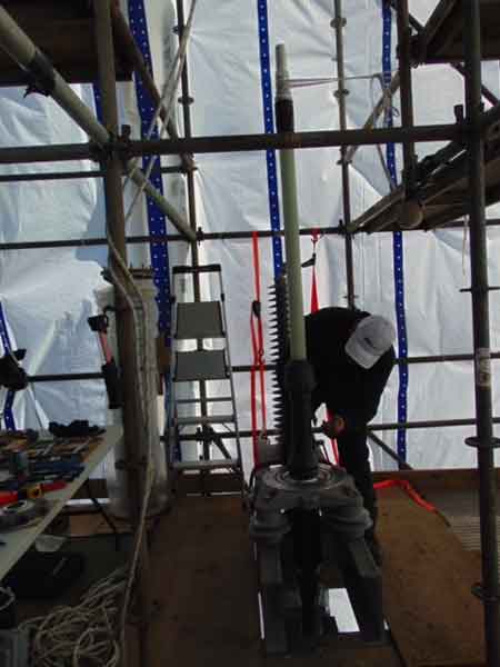 If The Cap Fits - hard hat swapped out for baseball cap worn for critical parts of the job once the cable oversheath has been removed as it is critical to not damage the cable insulation.