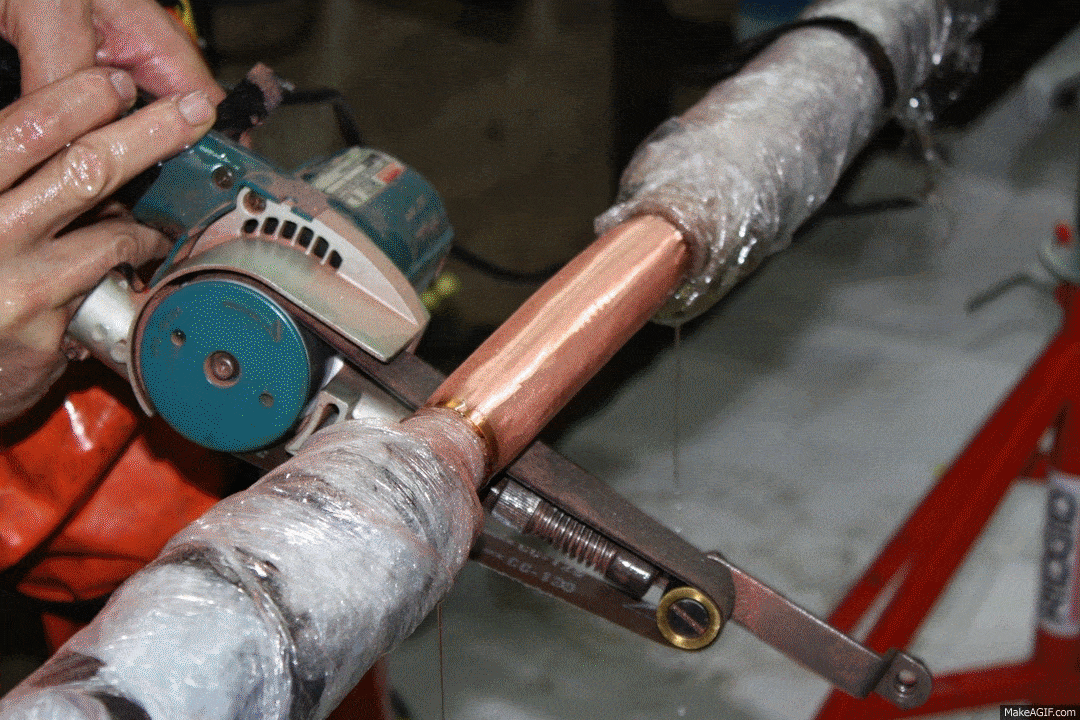 115kV Straight & Stop Joint On LPLF, PILC Cables In Cable Vault 115kV Straight & Stop Joint On LPLF, PILC Cables In Cable Vault