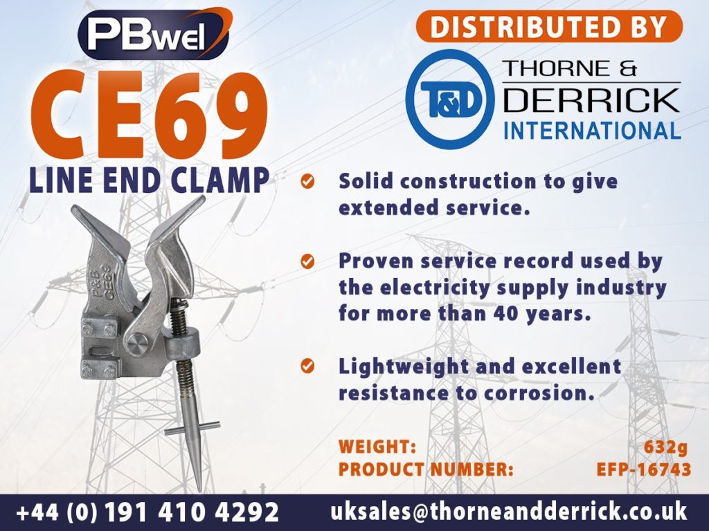PBwel CE69 Line End Clamp