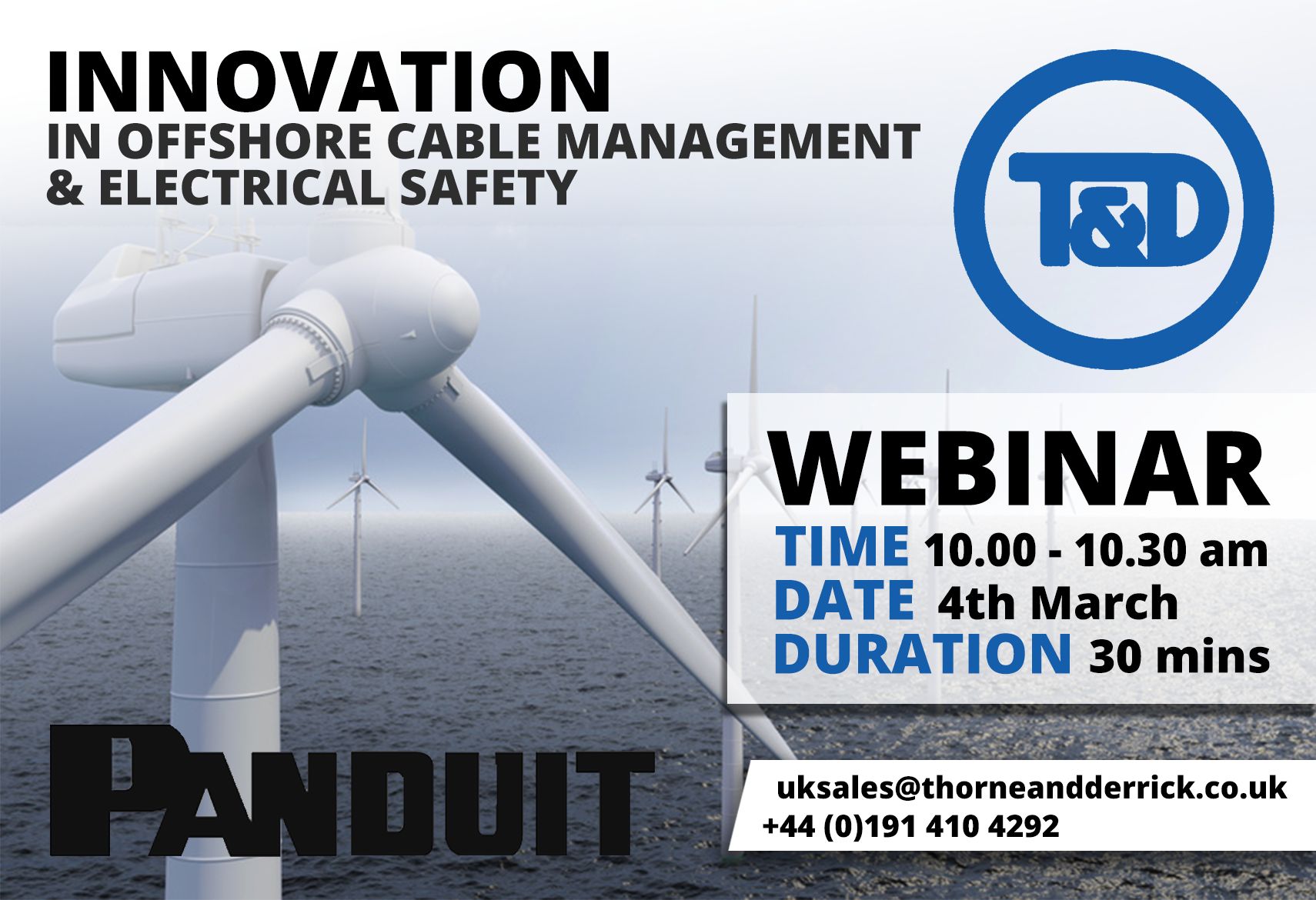 Offshore Wind Webinar | Offshore Cable Management & Electrical Safety