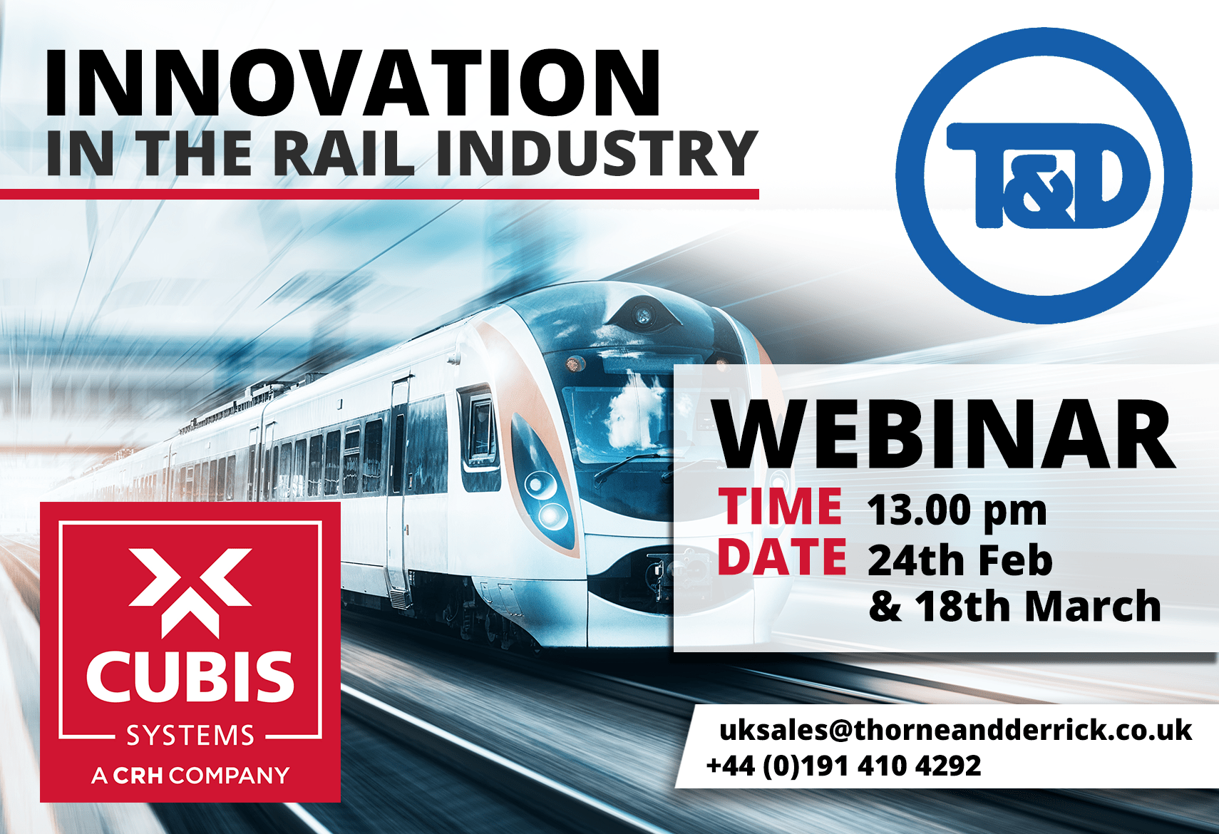 cubis innovation in rail webinar