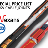 PRICE LIST | 33kV Cable Joints (XLPE CWS Single Core Cables)
