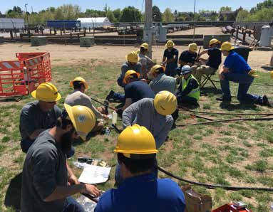Installation skills training with immediate on-site factory-comparable testing and qualification. Source IMCORP.