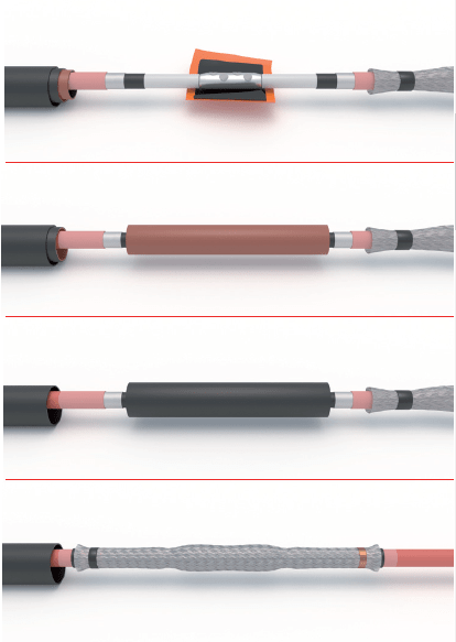 36JTS1 WSK2.0 - 42JTS1 WSK2.0 Heat Shrink MV Straight Joints
