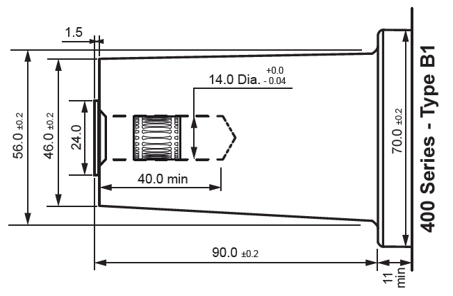 Cooper 400 Series - Interface Type B1 Bushing Interface & Separable Connectors