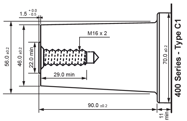 Cooper 400 Series - Interface Type C1 Bushing Interface & Separable Connectors