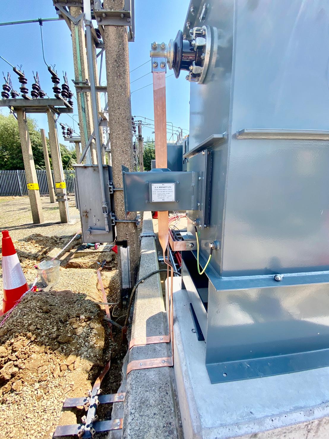 Copper Brazing of Earth Tapes for 33kV Transformer & Substation Earthing Protection