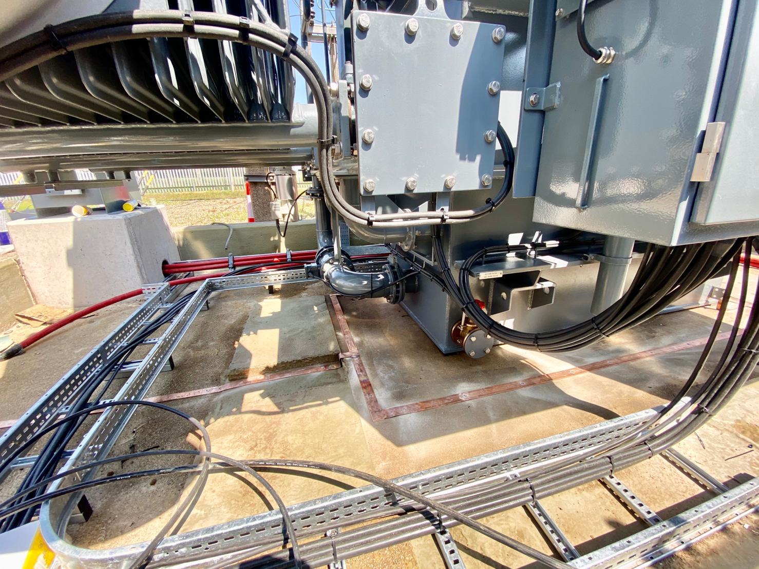 Copper Brazing of Earth Tapes for 33kV Transformer & Substation Earthing Protection