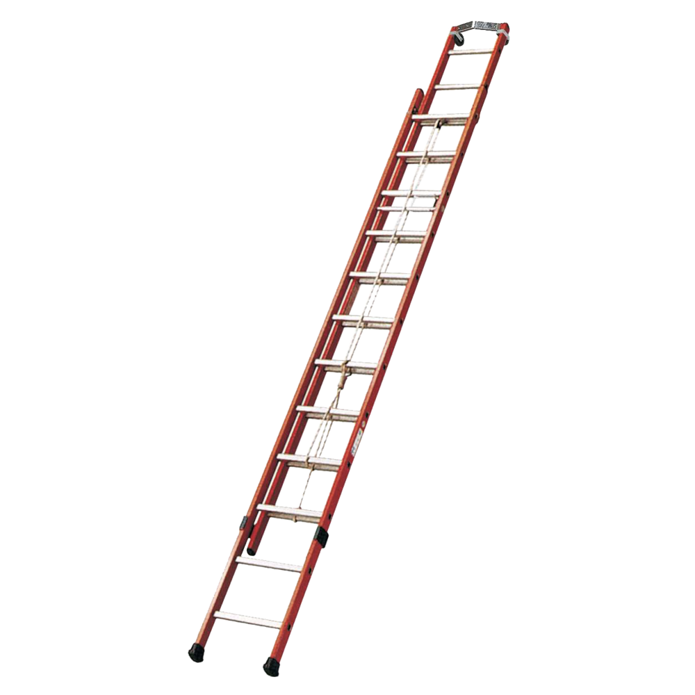 CATU Insulating ladder 2 sections with rope and pulley