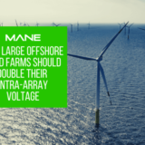 Why Large Offshore Wind Farms Should Double Their Intra-Array Voltage