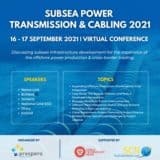 Subsea Power Transmission & Cabling 2021 | Virtual Conference 16 – 17 September 2021