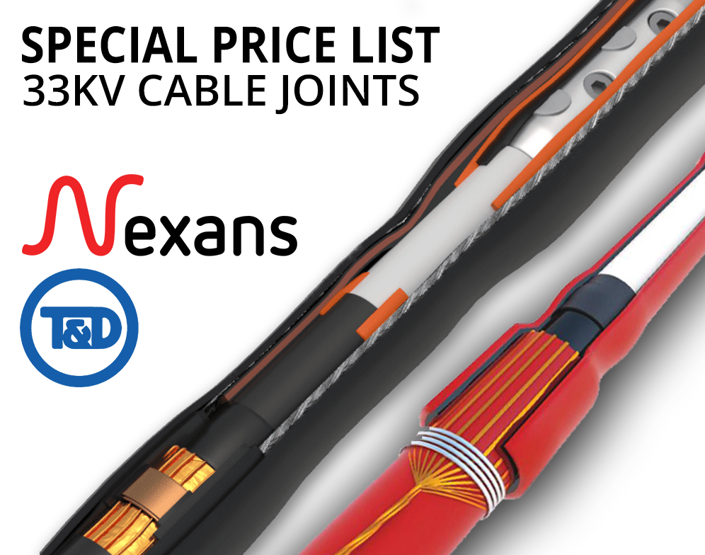 PRICE LIST | 33kV Cable Joints (XLPE CWS Single Core Cables)