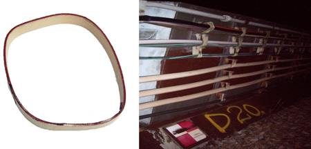 Balata Rail Cable Straps