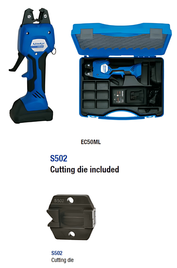 EC50ML, Tool Carry Case & Die Sets
