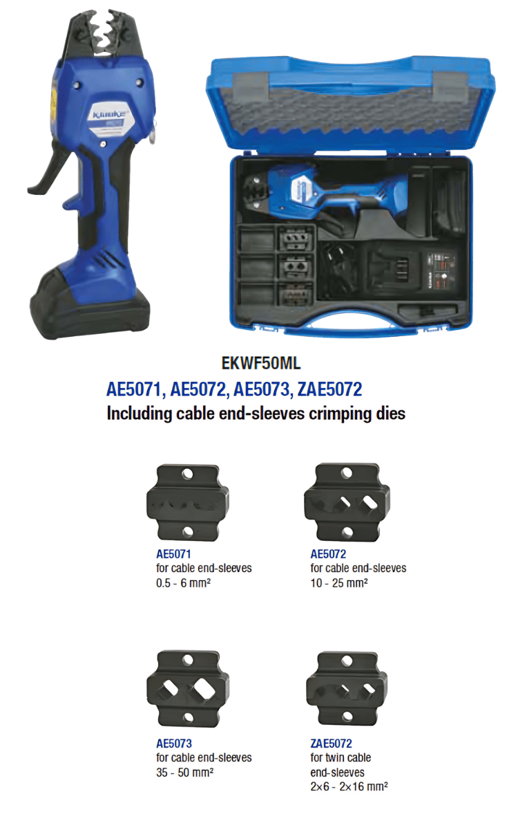 EKWF50ML Tool, Carry Case & Die Sets