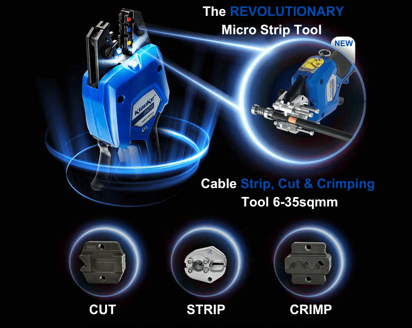 Klauke EK50ML | Cut Crimp Strip Tool