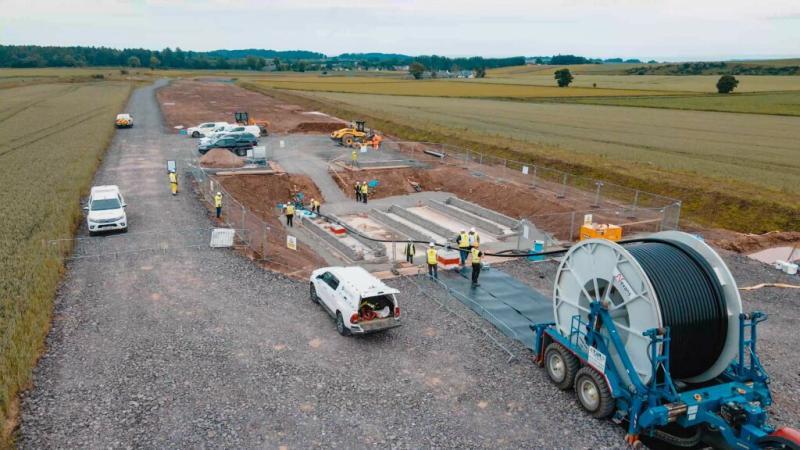 Onshore Cable Pulling Starts At Seagreen Offshore Wind Farm