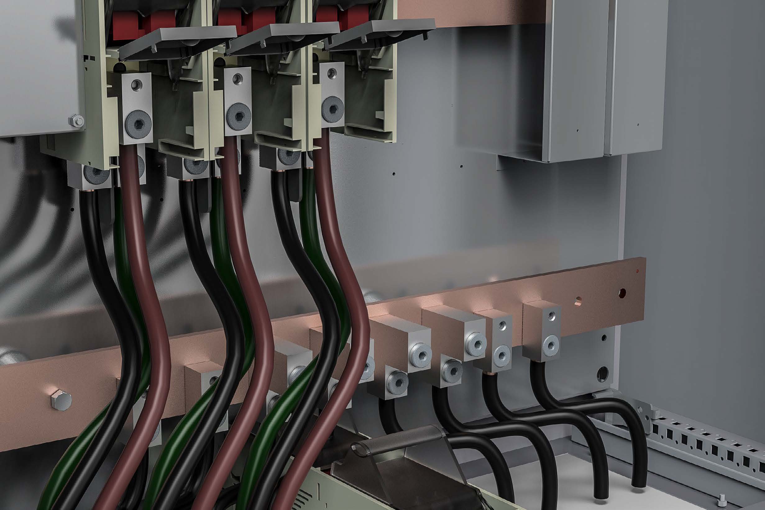 Connection for busbars
