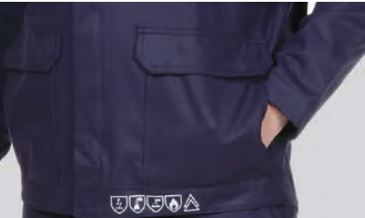 12 Cal Arc Flash Clothing | Coverall With Retroreflective Tapes