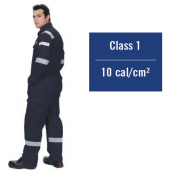 10 Cal Arc Flash Clothing | Coverall With Retroreflective Tapes