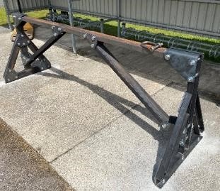 Prototype (ungalvanised) joint stand Prototype (ungalvanised) joint stand