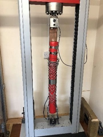 Testing concept designs with customers cable in Ellis on site test facility Testing concept designs with customers cable in Ellis on site test facility