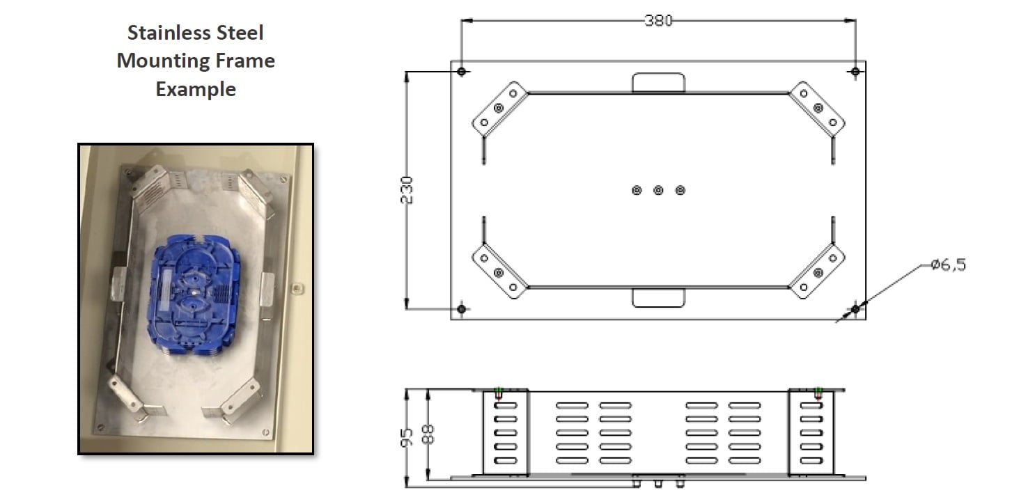 Stainless Steel Mounting Frame Example