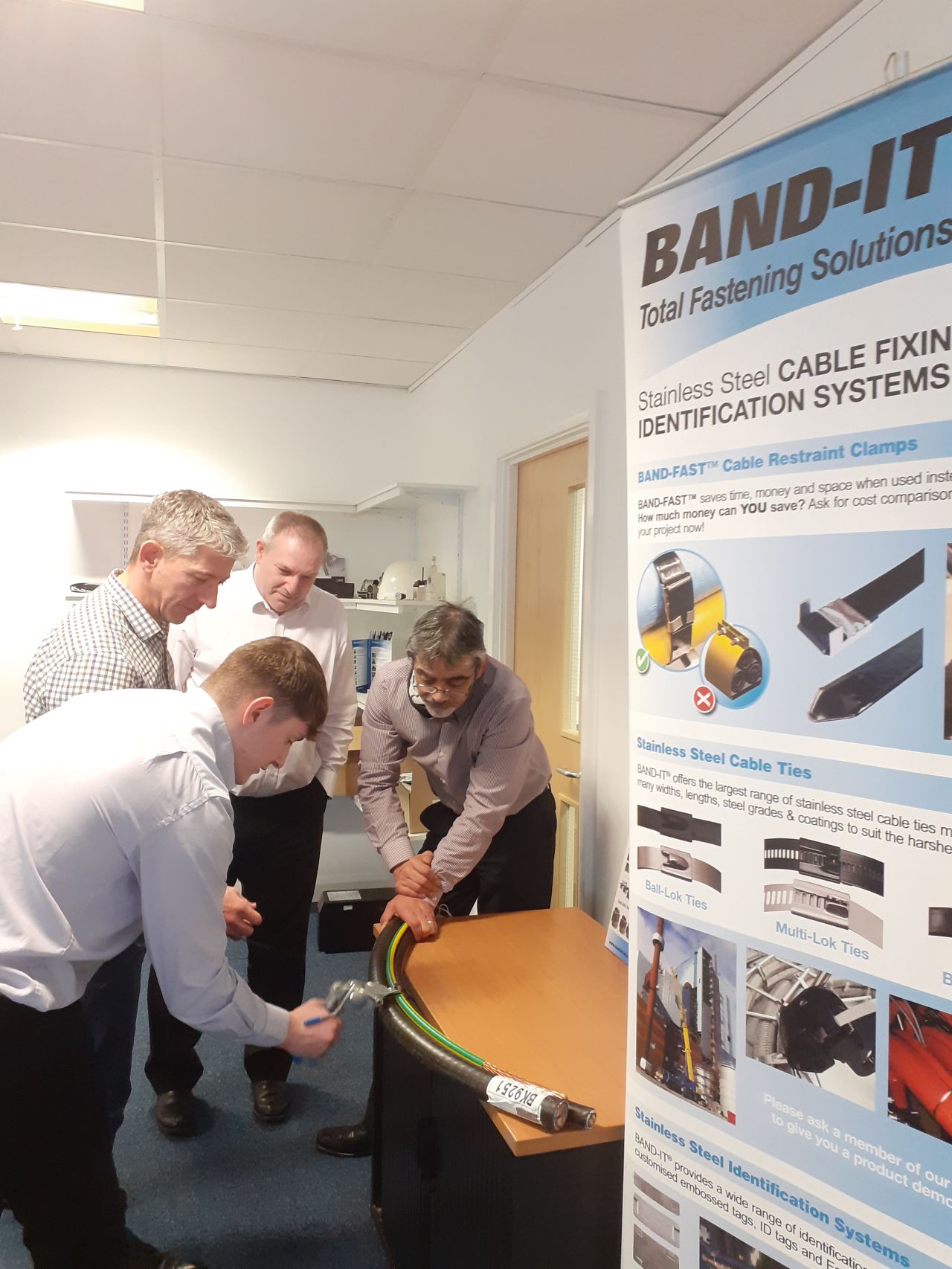 BAND-IT Cable Clamping Products - Training Day at Thorne & Derrick 