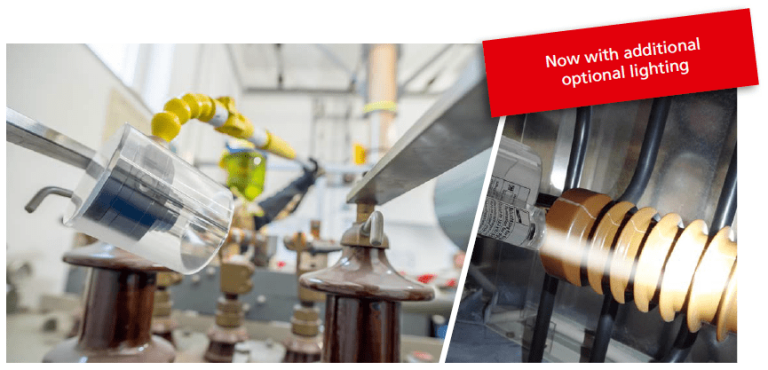 High Voltage Inspections | 123kV Wireless Inspection Cameras