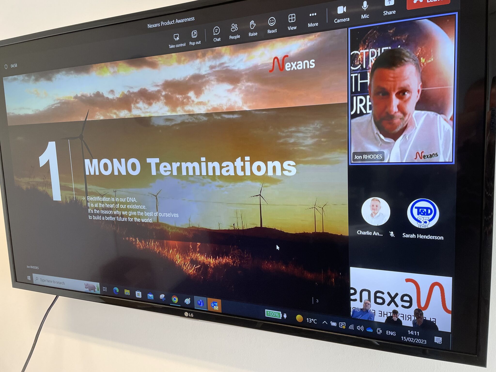Nexans Medium Voltage Product Training for Main UK Stockists Nexans Medium Voltage Product Training for Main UK Stockists