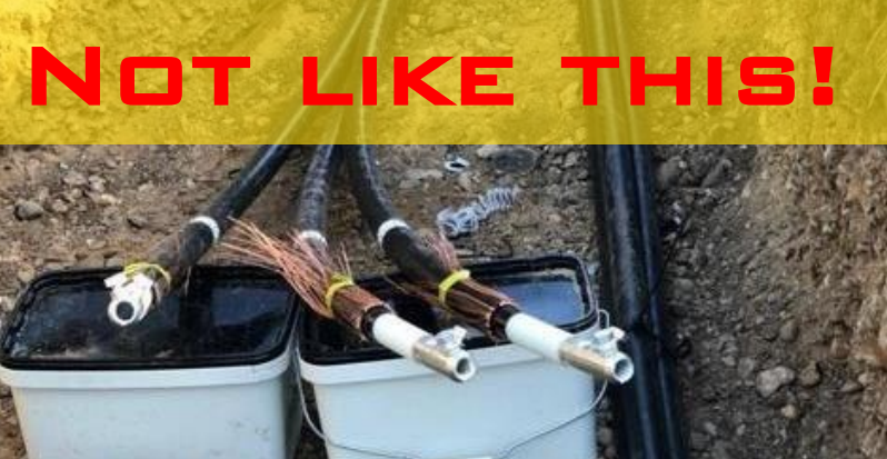 Guaranteed Stable Cables Using Vicera Stands for Medium & High Voltage Power Cable Connections 