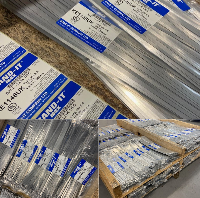 BAND-IT Stainless Steel Cable Ties Supplied to New Battery Plant Project