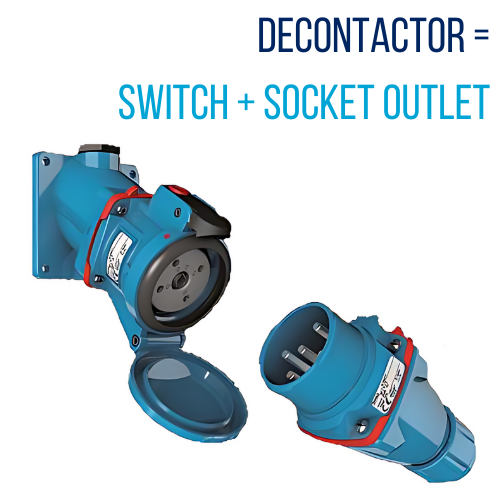 DECONTACTOR= SWITCH + SOCKET OUTLET 