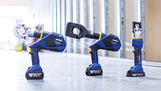 In 2014 Klauke Micro, the world's first electromechanical crimping tool with PowerSense technology is launched on the market In 2014 Klauke Micro, the world's first electromechanical crimping tool with PowerSense technology is launched on the market