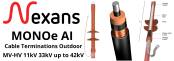 Nexans MONOe AI | Heat Shrink MV Cable Terminations Outdoor | Single Core Cable Polymeric Copper Wire Screen