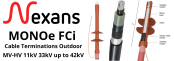 Nexans MONOe FCi | Heat Shrink MV Cable Terminations Outdoor | Single Core Cable Polymeric Aluminium Tape Screen