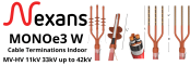 Nexans MONOe3 W | Heat Shrink MV Cable Terminations Outdoor | Three Core Cable Polymeric Copper Wire Screen