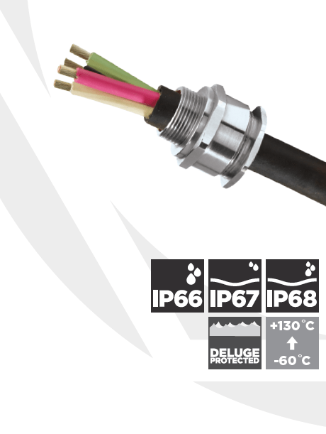 A2 Industrial Single Seal Cable Gland Solo LSF Kit