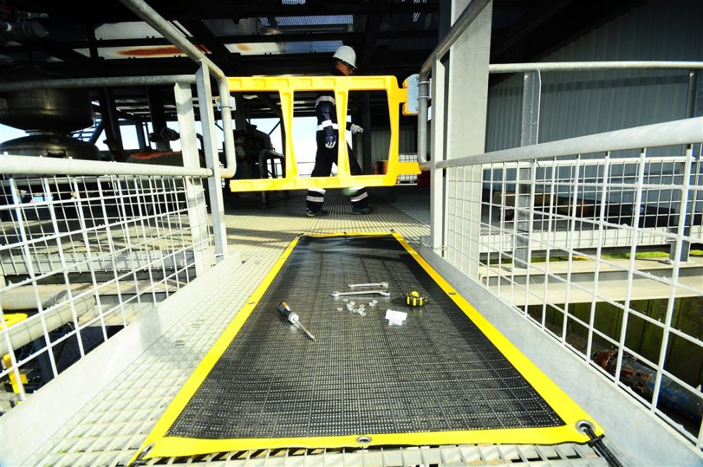 Applications for Dropped Objects Prevention Mats | Magnets 