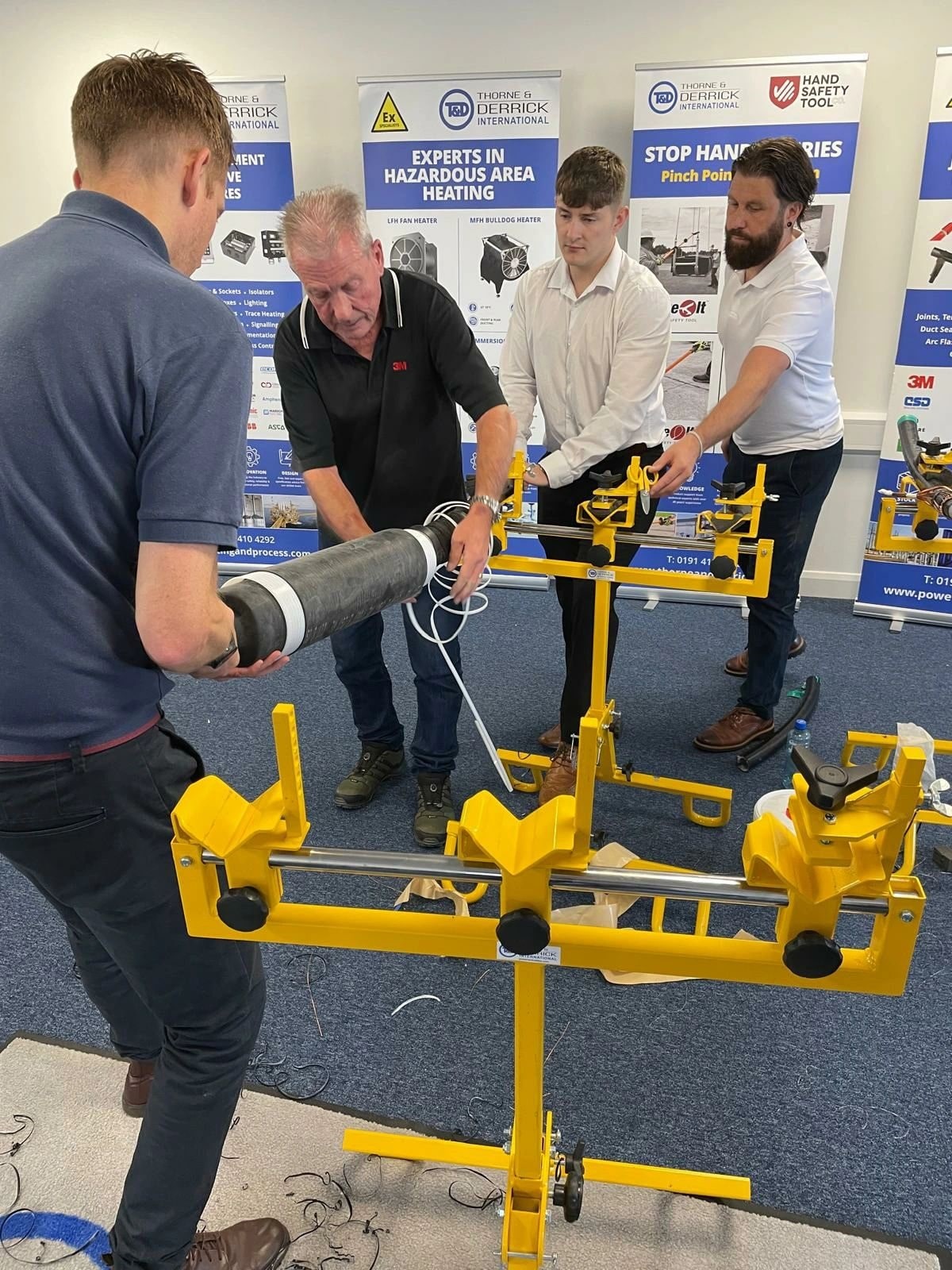 Rail Electrification Innovation | The next-generation of 25/45/52kV NR PADS ColdShrink Joints with Concentric Neutral, stocking at Thorne & Derrick. 3M Train The Trainer
