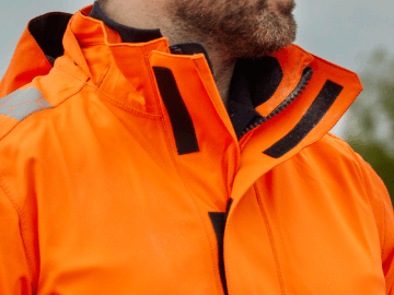Inner collar fleece for additional comfort