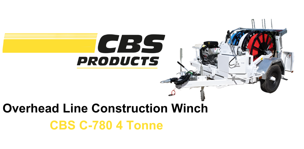 Overhead Line Construction Winch | CBS C-780 4 Tonne