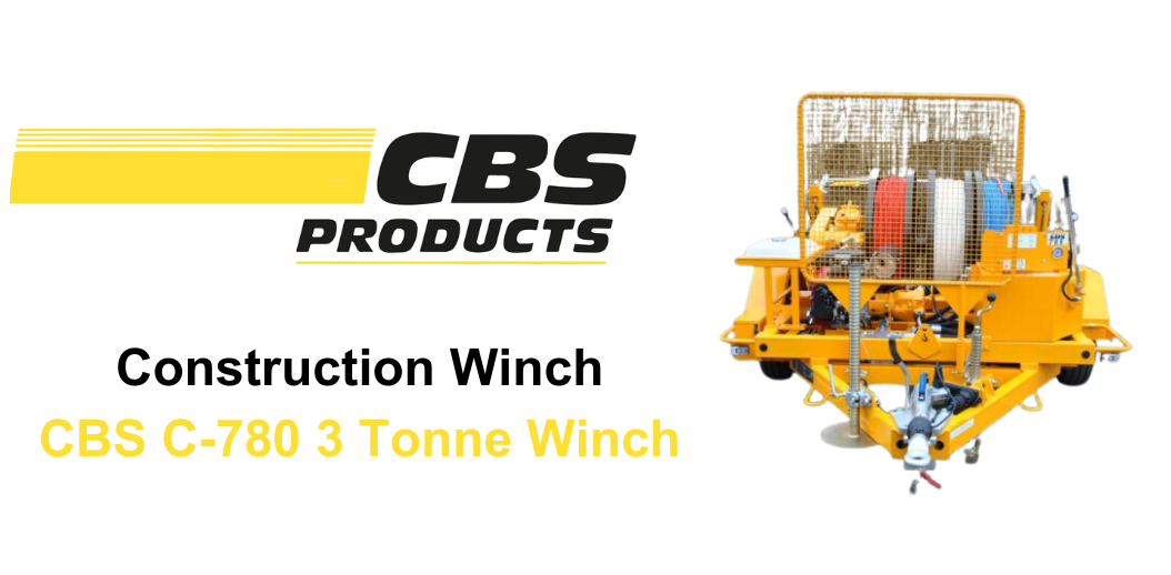 Overhead Line Construction Winch | CBS C-780 3 Tonne